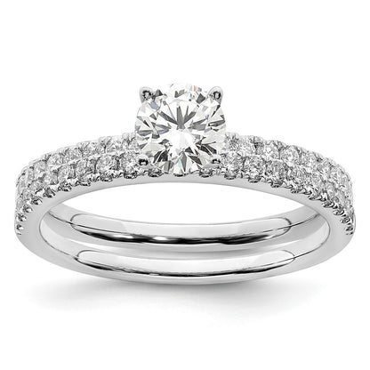 14k White Gold 1/2 Ct. Lab Grown Diamond VS/SI+ G+ Round Engagement Ring