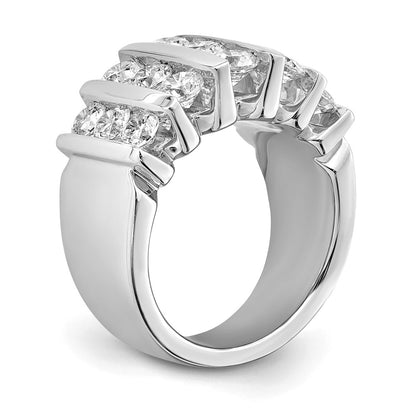 14k White Gold 3 Ct. Lab Grown Diamond VS/SI Band Ring