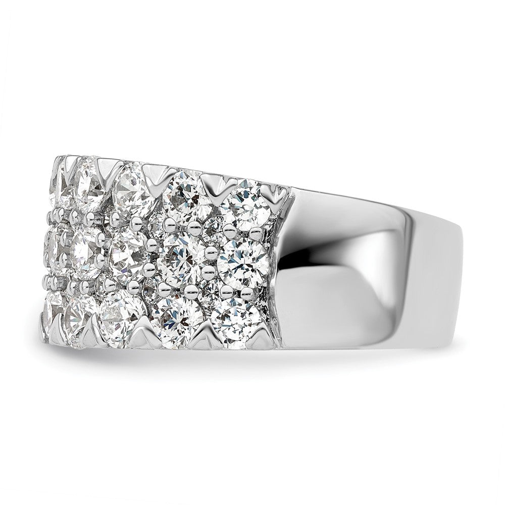 14K White Gold Lab Grown Diamond VS/SI+ G+ Band Ring