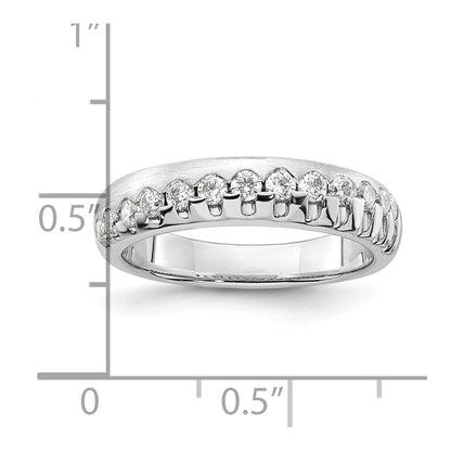 14K White Gold Lab Grown Diamond VS/SI+ G+ Band Ring
