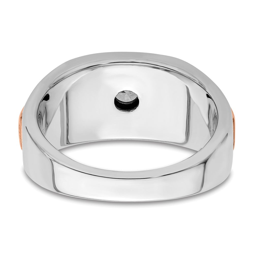 14K Two-Tone Lab Grown Diamond VS/SI+ G+ Men's Ring