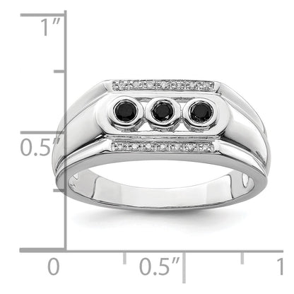 14K White Gold Lab Grown VS/SI+ G+ Diamond Men's Ring