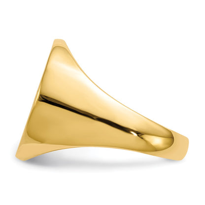 10k Yellow Gold Men's Signet Ring