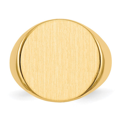10k Yellow Gold Men's Signet Ring