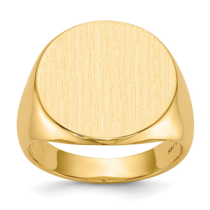 10k Yellow Gold Men's Signet Ring