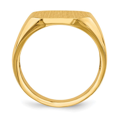 10k Yellow Gold Yellow Men's Signet Ring