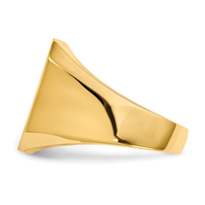 10k Yellow Gold Yellow Men's Signet Ring