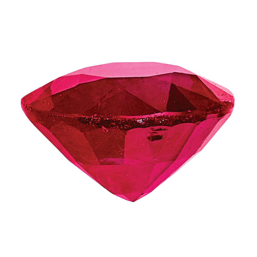 10K Rose Gold Ruby A Quality 2.5mm Round