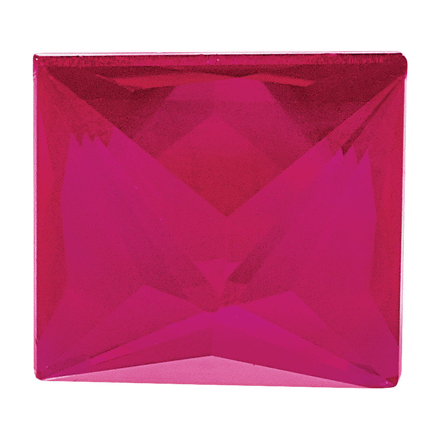 Gemstone Ruby A Quality 2mm Princess