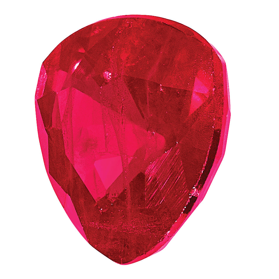 Gemstone Ruby A Quality 5mm Trillion