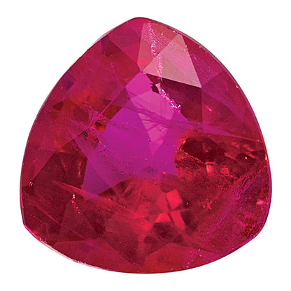 Gemstone Ruby A Quality 5mm Trillion
