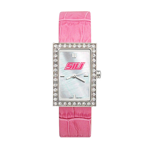Non Metal Southern Illinois Univ Starlette Peony Lea Watch