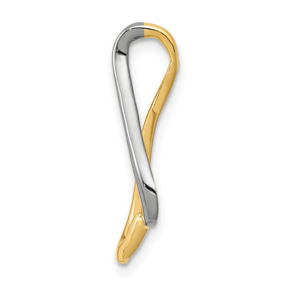 14K Two-Tone Slide