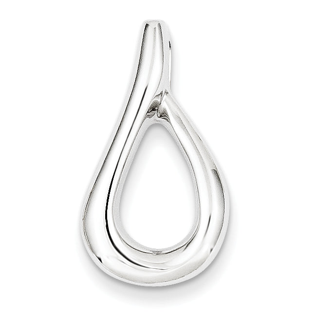 14K White Gold Fits Up To 4mm Omega, 6mm Reversible, Omega Slide