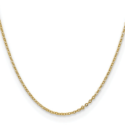 Brass/White Chisel Gold-Tone Brass 1.70mm Plated 16 Inch Rolo Chain Necklace