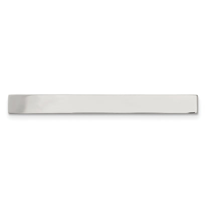 Stainless Steel Chisel Polished Tie Bar