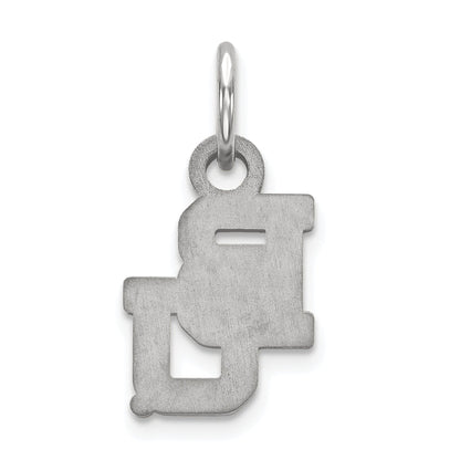 10K White Gold Logoart Baylor University Bears Extra Small Pendant