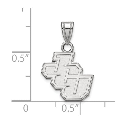 14K White Gold Logoart John Carroll University Small Pendant