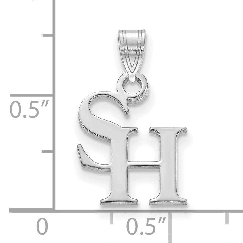 14K White Gold Logoart Sam Houston State University Small Pendant