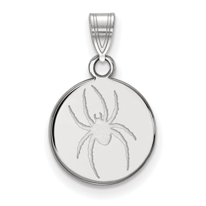 Sterling Silver Rh Plated La University Of Richmond Medium Disc Pendant