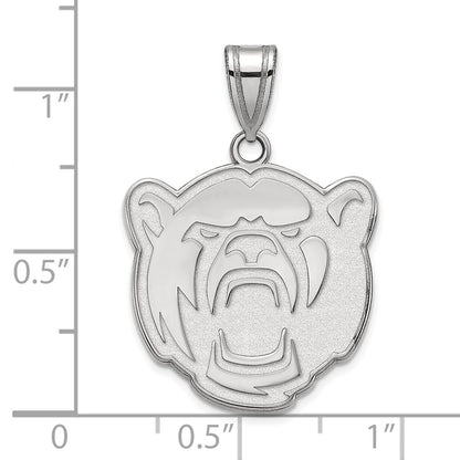 14K White Gold Logoart Baylor University Large Pendant