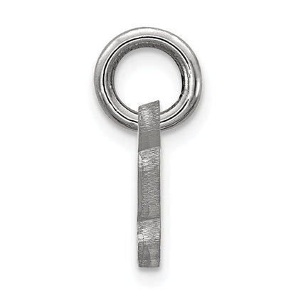 Sterling Silver Rhodium Plated Logoart Baylor University Extra Small Pendant