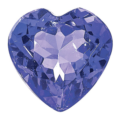 Gemstone Tanzanite A Quality 6mm Heart
