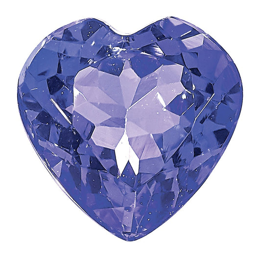 Gemstone Tanzanite A Quality 5mm Heart