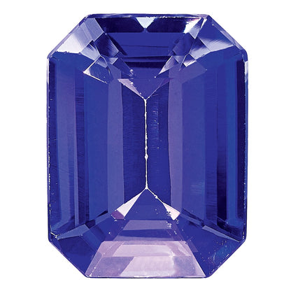 Gemstone Tanzanite Aa Quality 8X6mm Emerald Cut