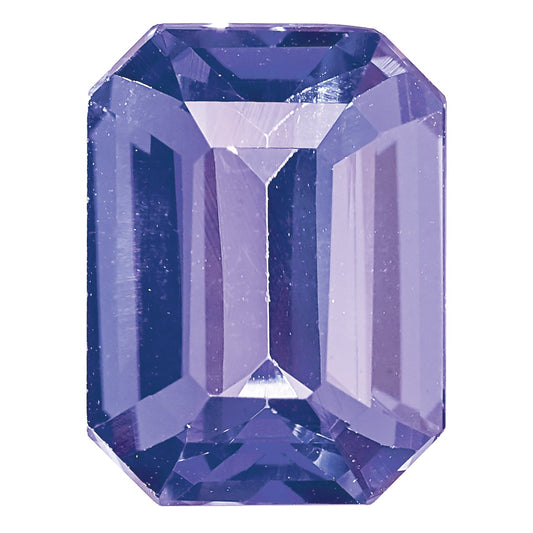 Gemstone Tanzanite A Quality 7X5mm Emerald Cut