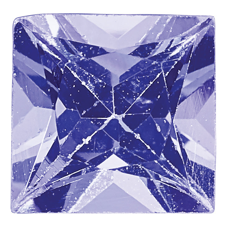 Gemstone Tanzanite A Quality 4.5mm Princess