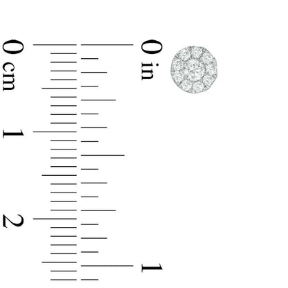 0.33 CT. T.W. Composite Diamond Stud Earrings in 10K White Gold