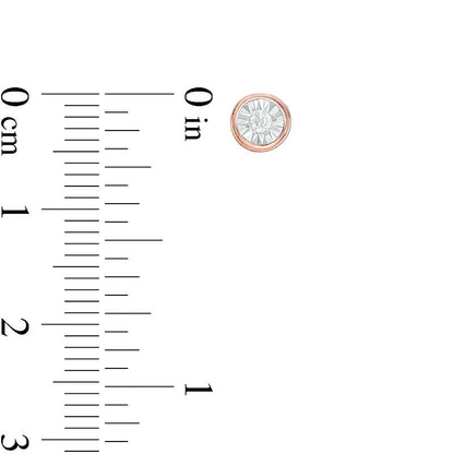 0.25 CT. T.W. Diamond Solitaire Stud Earrings in 10K Rose Gold