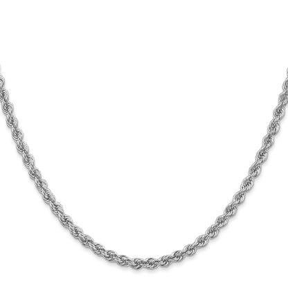 14k Yellow Gold 30 inch 3mm Regular Rope with Lobster Clasp Chain Necklace