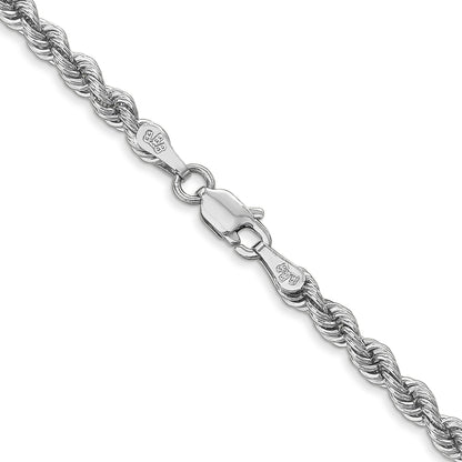 14k Yellow Gold 30 inch 3mm Regular Rope with Lobster Clasp Chain Necklace