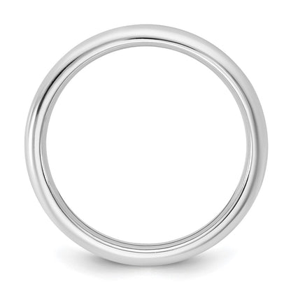 10K White Gold 10Kw 2.5mm Standard Comfort Fit Band Size 12