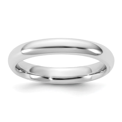 10K White Gold 10Kw 3.5mm Standard Comfort Fit Band Size 12