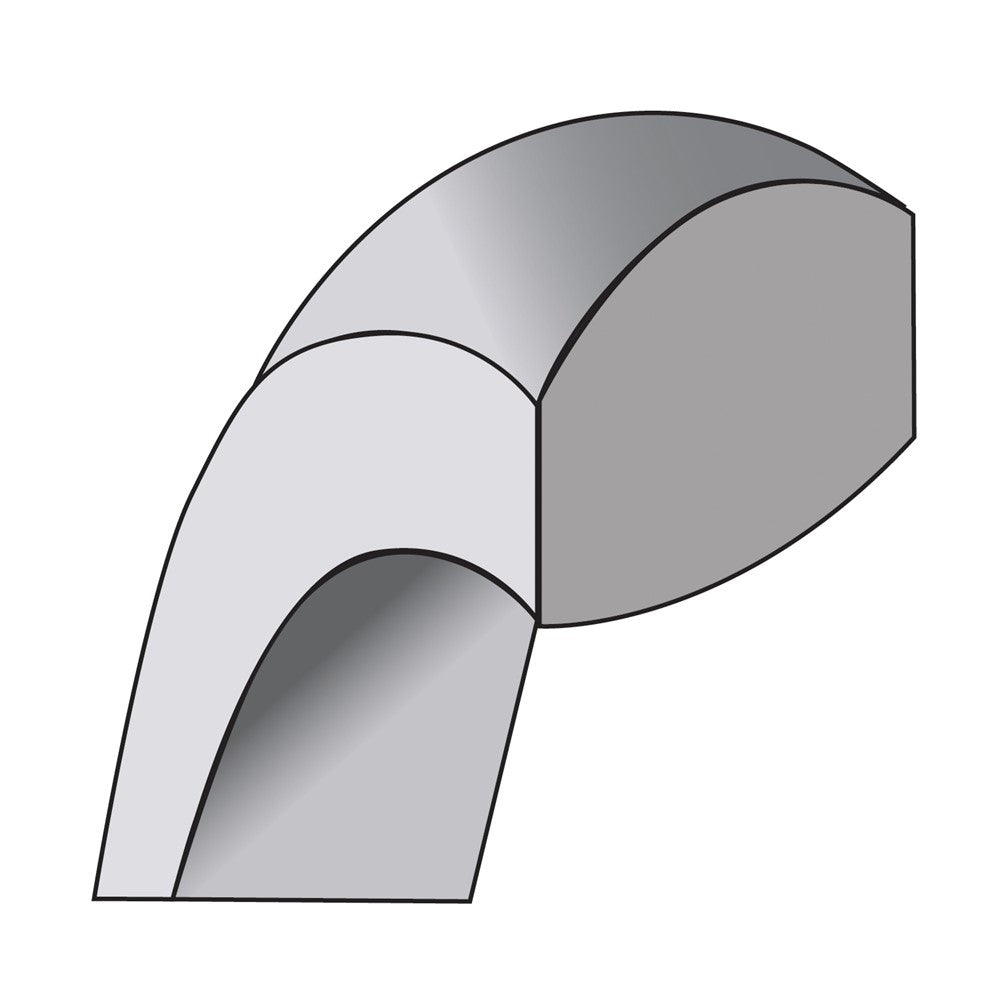 10K White Gold 10Kw 3.5mm Standard Comfort Fit Band Size 12