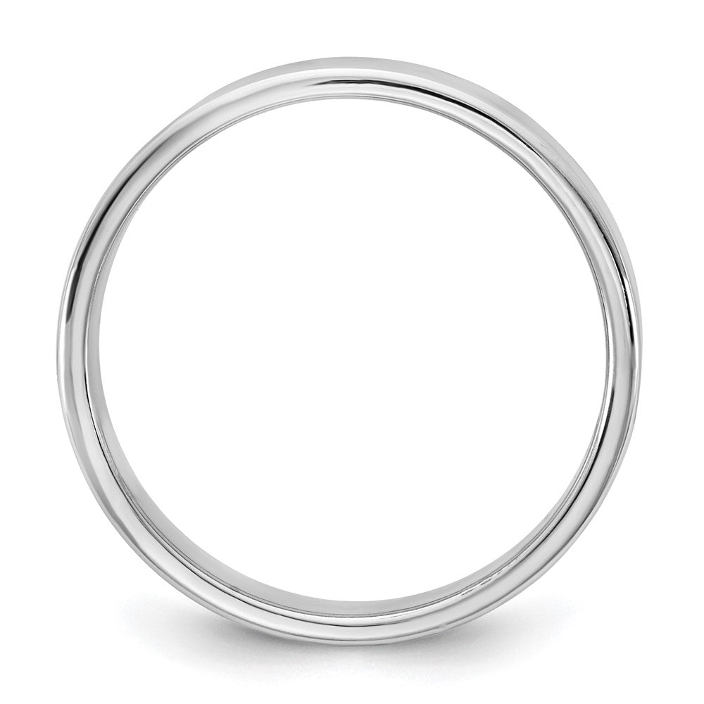 10K White Gold 10Kw 4.5mm Lightweight Flat Band Size 7