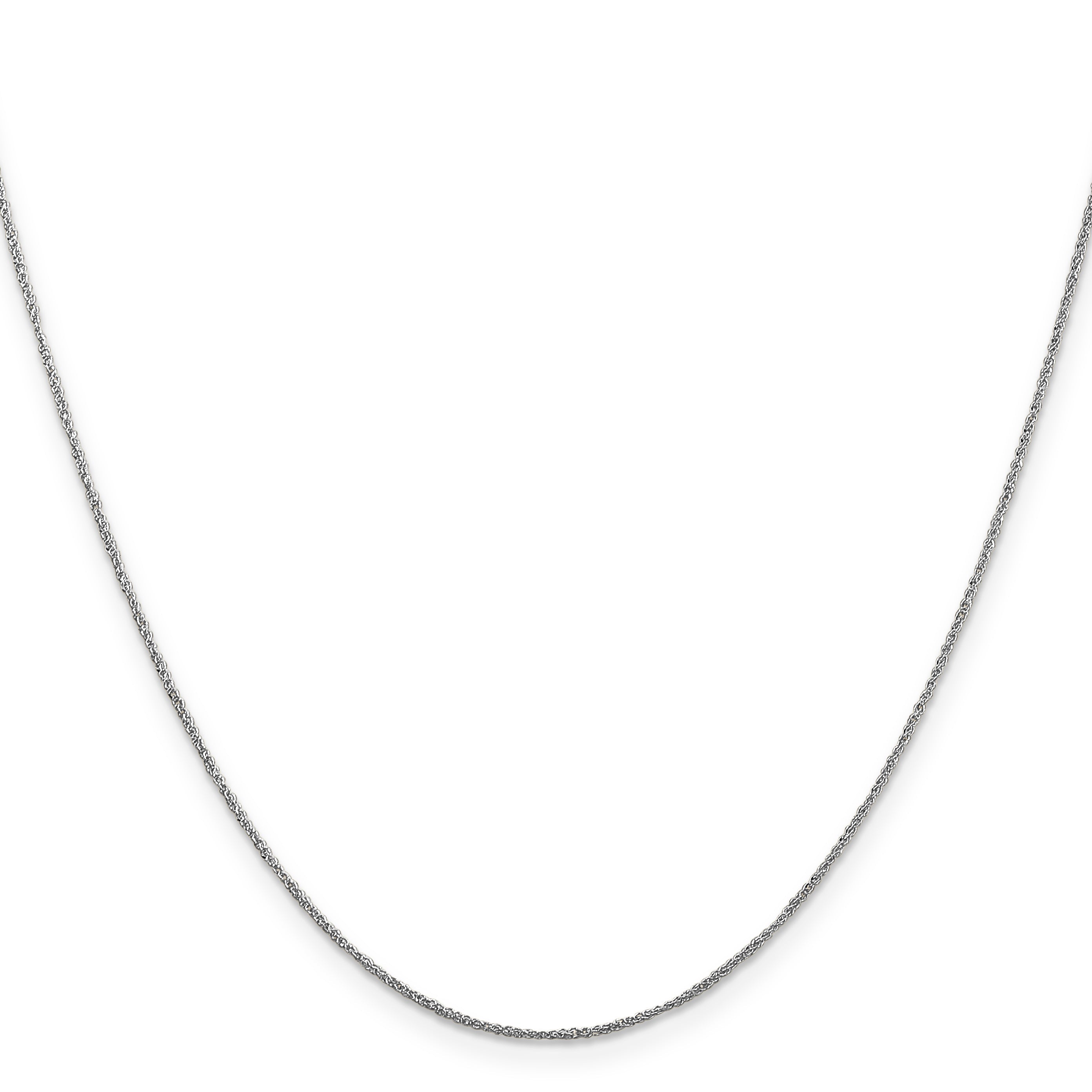 14K White Gold Ropa Chain Necklace | Goldia