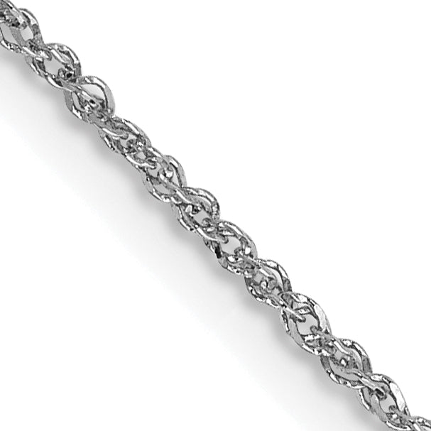 14K White Gold Ropa Chain Necklace | Goldia