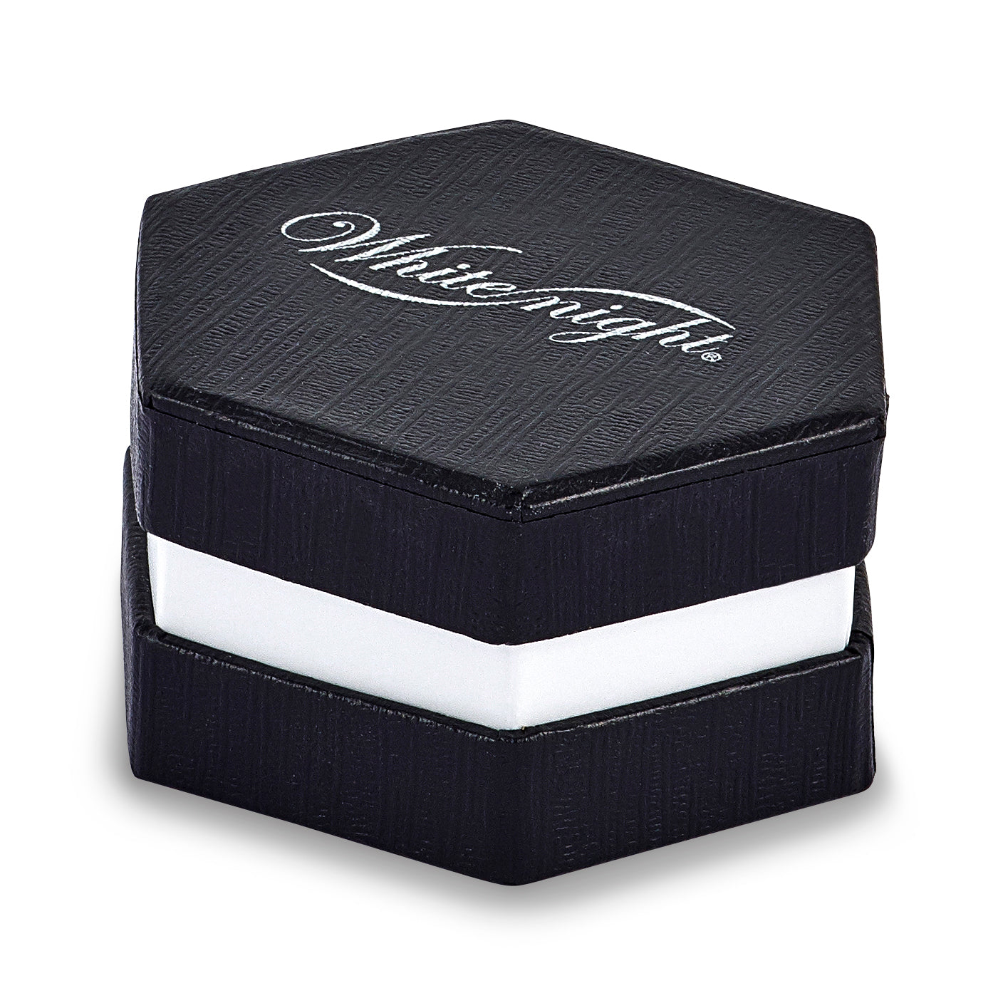 Sterling Silver White Night Rhodium Plated Garnet And Diamond Square Men'S Ring