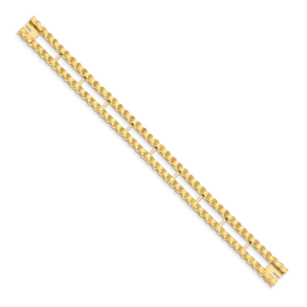 14K Yellow Gold Tennis Jacket Blank