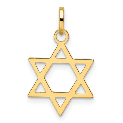 14k Yellow Gold 14k Star of David Pendant