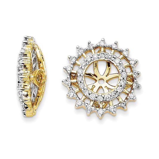 14k Diamond Earring Jacket