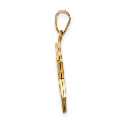14k Two-tone Gold Two-tone Gold Star Of David Pendant