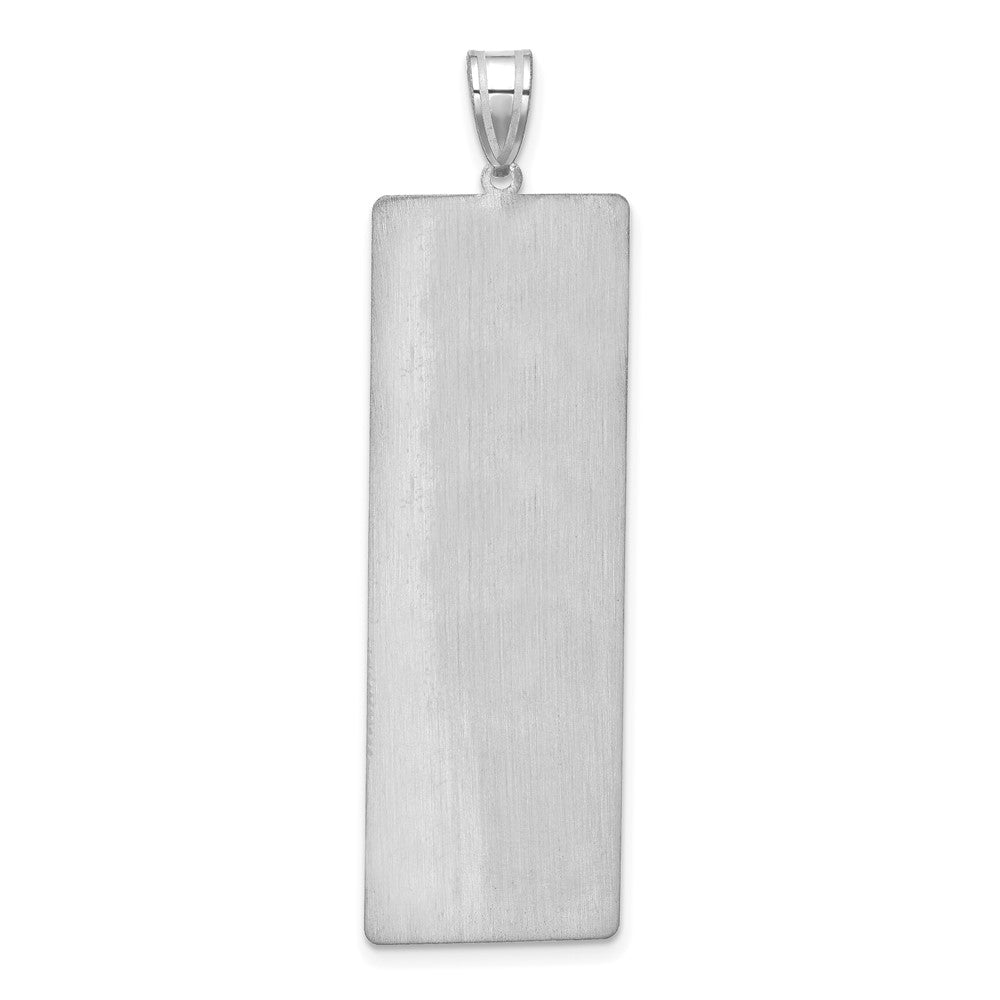 14K White Gold 6 Name Family Pendant