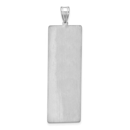 14K White Gold 3 Name Family Pendant