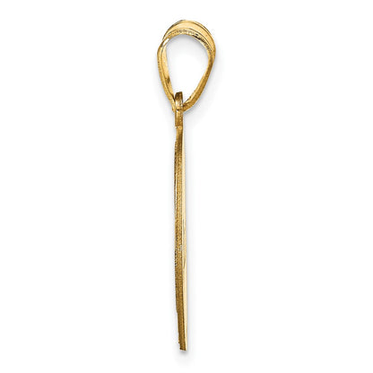 Gold Plated Sterling Silver/Gold Personalized Soccer Pendant
