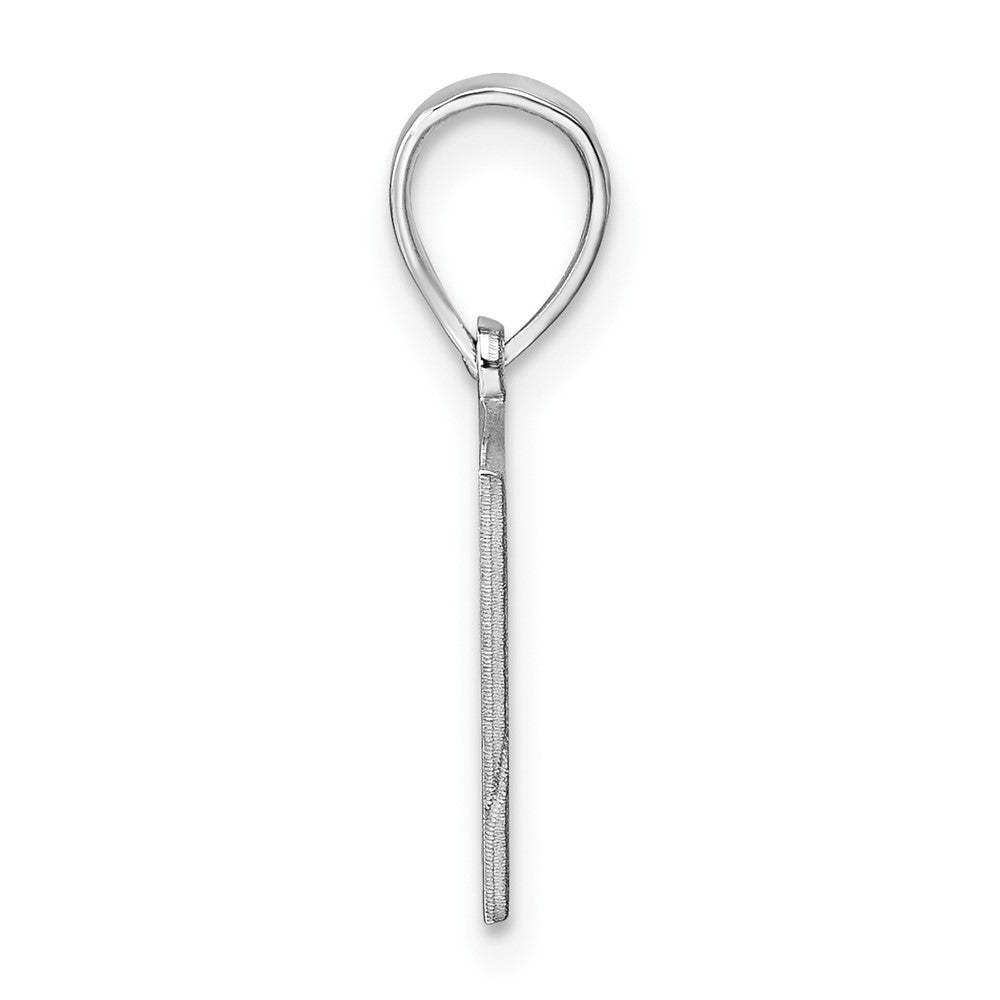 Sterling Silver Silver/Rhodium Plated Montana Stare Pendant